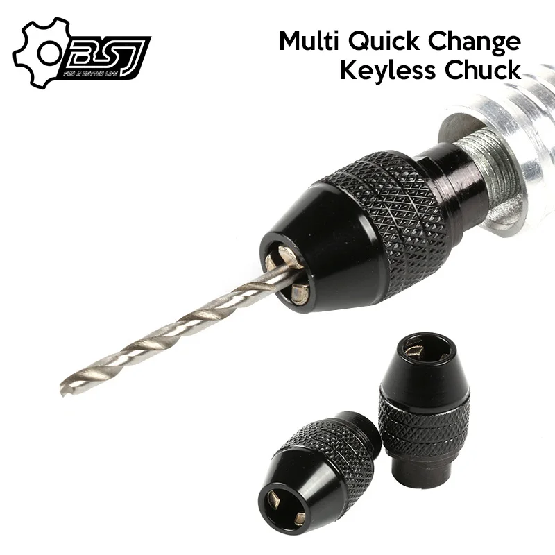 Mandril sin llave 3PCS Quick Change Dremel Taladro Rotativo Herramientas Accesorios Universal