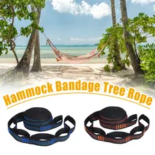 

2 Pcs/Set Hammock Straps 5 Ring High Load-Bearing Barbed Black Outdoor Hammock Special Reinforced Polyester Straps