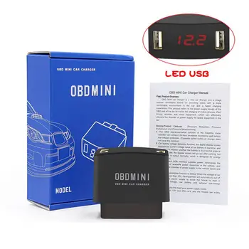 

High Quality OBD MINI Car Charger Adapter To USB Interface Charger Adapter Universal Usb Socket Fast Charging Car Accessories