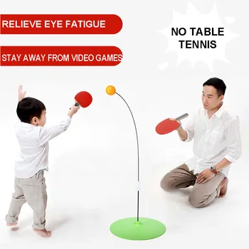 

Tables Tennis Rebound Trainer PingPong Training Equipment Rebound Shaft Rapid Backbound Machine SMN88