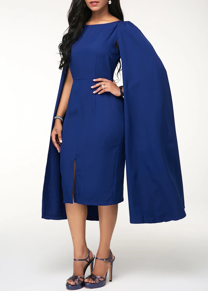 S-5XL однотонное OL стильное облегающее женское платье с рукавами-крылышками и круглым вырезом, облегающее платье-карандаш с высокой талией размера плюс Vestidos