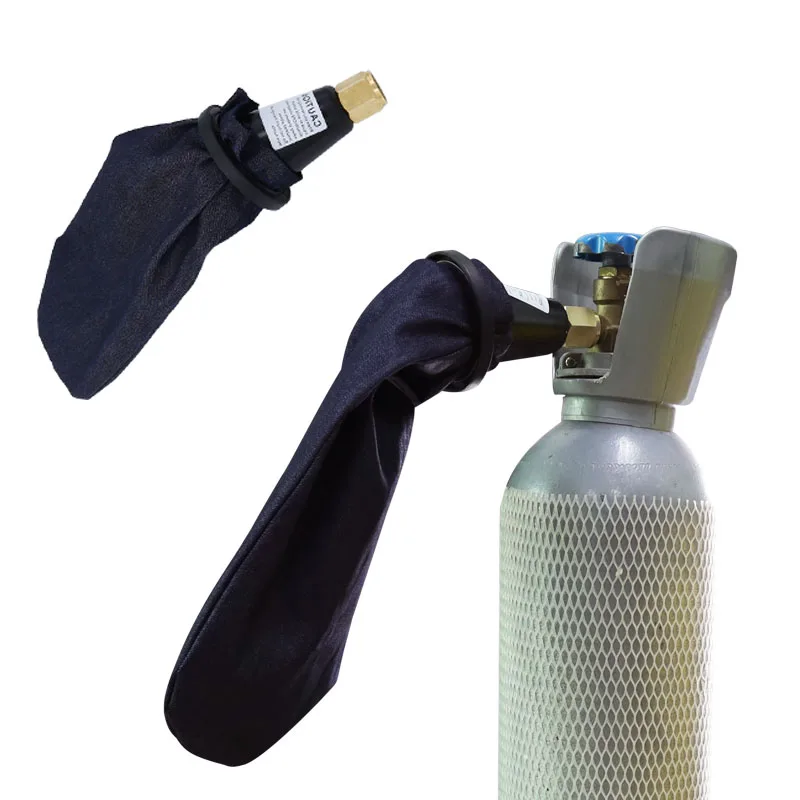 Портативный бытовой генератор сухого льда на углекислом газе с мешком для сбора