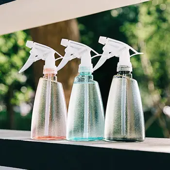 

500ML Handheld Plastic Clear Spray Bottle Cleaning Trigger Water Empty Garden W6J5