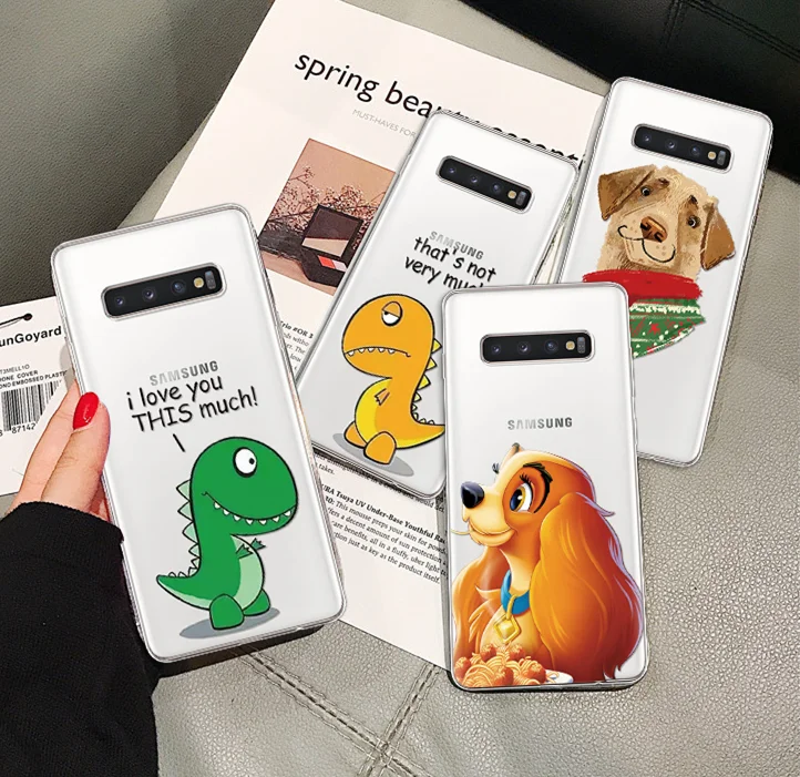 

For Samsung Galaxy S10e A10S A20e A30 A50 A70 S9 S8 S10 Plus S7 Edge M10 M20 Note 8 9 10 Pro Phone Cases Soft TPU Cartoon Coque