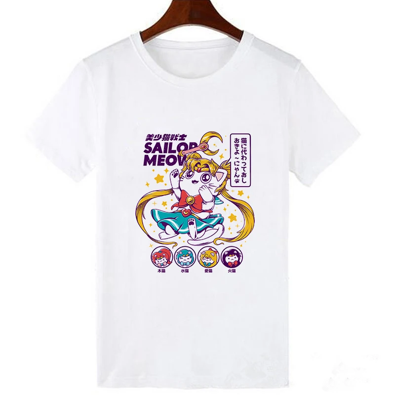 19bk1052-white Lei SAGLY женская футболка с черепом и милым котом Harajuku женская готическая футболка с коротким рукавом kawaii Casaul футболка оверсайз Топы - Цвет: 19bk1052-white
