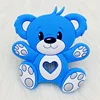 1PCS BPA Free Silicone Teethers Cartoon Animal DIY Pacifier  Baby Toys  Sensory Nursing Gift 5