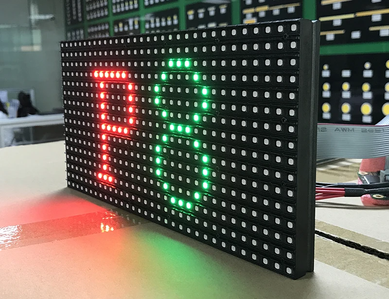 P8 открытый полноцветный светодиодный модуль, Светодиодный дисплей RGB модуль, SMD3535 уличная Светодиодная панель, 1/4 сканирования, 256*128 мм, 32*16 в