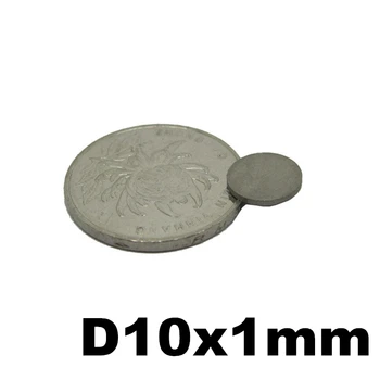 

SmCo Disc Small Magnet Dia. 10x1mm Grade YXG28H 350 Degree Celsius High Temperature Permanent Rare Earth Magnets 60pcs