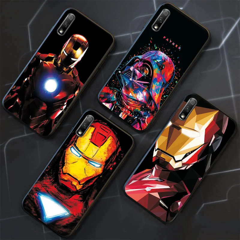 Чехол для телефона с изображением Железного человека Marvel для VIVO IQOO NEO, черный чехол из ТПУ для ViVo V17 NEO, чехол Vivo Y81 Y81S Y83 Y91i Y93 Y95 Y85 Z5 91