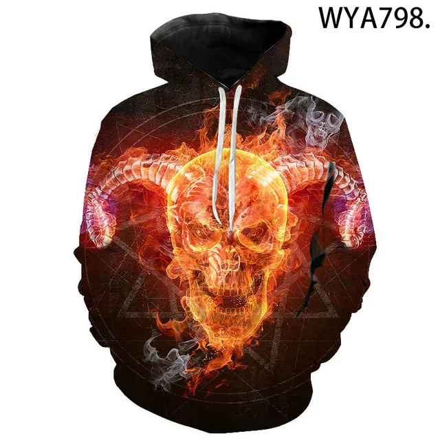 cool skull hoodies