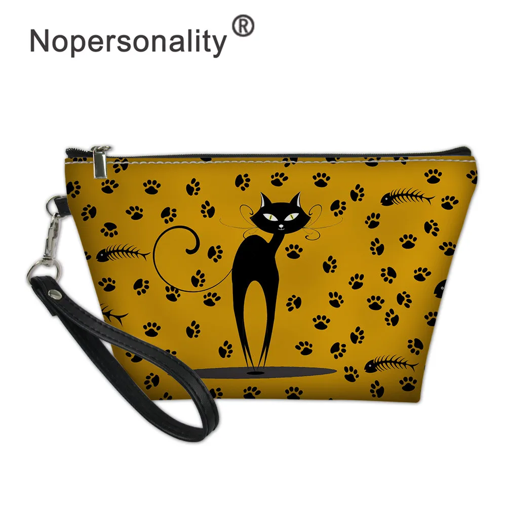 Nopersonality, Косметичка-органайзер, Сумка с рисунком кота из мультфильма, Женская дорожная косметичка, портативная Сумочка, косметичка для женщин - Цвет: CC3412Z8