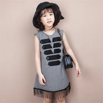 

2020 Baby Summer Clothing 10T Infant Kid Baby Girl Solid Mini Dress Solid Princess Gown Fly Sleeve Ruffle Party Chiffon Dresses