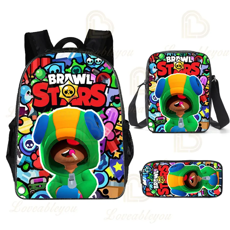 Mochila para niñas y niños de Brawls Stars, bolso de hombro, Crow and Stars,  estudiante 3d|Bebé y Niños Bolsas| - AliExpress