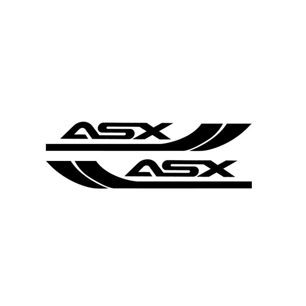 2 шт. наклейки на боковые двери для Mitsubishi Lancer 10 3 9 EX Outlander 3 ASX L200 Ralliart Competition автомобильный Стайлинг