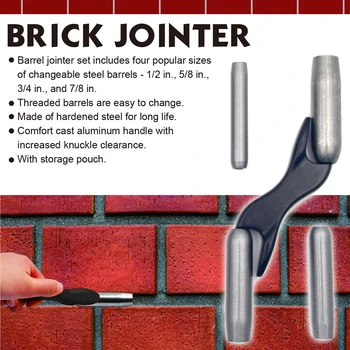 

Professional Hanheld Wall Trimming Brick Jointer Home Interchangeable Hand Tool