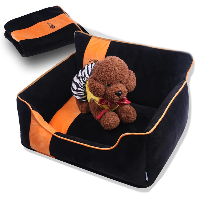 CLassic Pet Kennel House Warm Large Dog Bed Cat Cushion Mat Sofa For Big Dogs Cama Para Cachorro Puppy Teddy  Sofa S M L Size