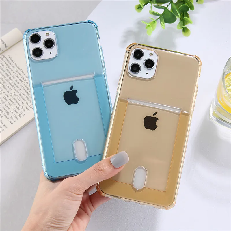 Чехол для телефона moskado с отделением для карт для iPhone 11 X XR XS Max, мягкий чехол из ТПУ для iPhone 6, 6 S, 7, 8, 7 Plus, простой чехол