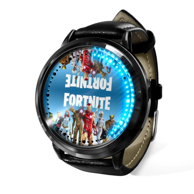 Fortnites Watches Midas Raven LED Touch Screen Watch Fashion Waterproof Quartz Wrist-watchbattle Royale Boy Men Birthday Gift 6