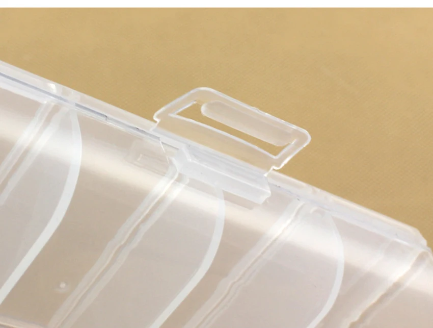 6 Сетка Прозрачная пластиковая коробка для ювелирных изделий/ящики для хранения инструментов компонентные части небольшой аппаратный