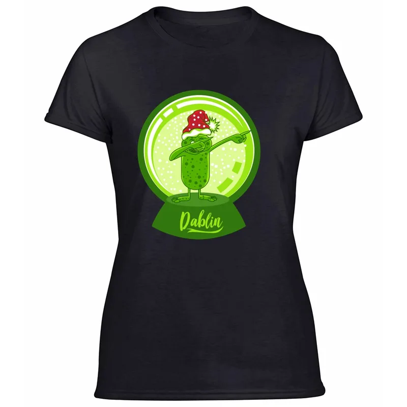 Забавные Dab Goblin Dabbing Gremlin dancing Hob Рождественская футболка мужские хлопковые Женские футболки Одежда с вырезом лодочкой