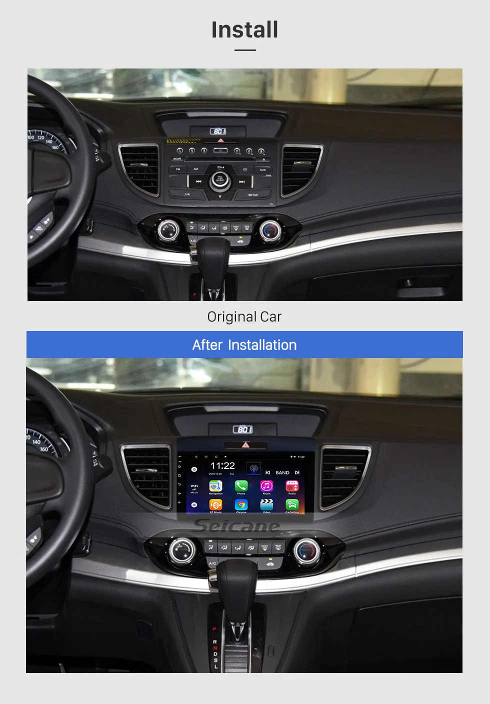 Flash Deal Seicane Android 8.1/9.0 Car Radio GPS Navigation 9 inch For 2011-2015 Honda CRV Steering Wheel Control Head Unit 3G WiFi 1 Flash Deal Seicane Android 8.1/9.0 Car Radio GPS Navigation 9 inch For 2011-2015 Honda CRV Steering Wheel Control Head Unit 3G WiFi 1