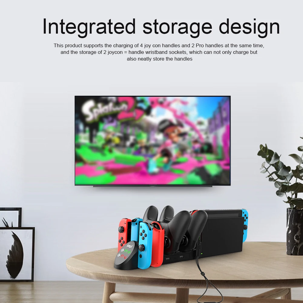 Ipega PG 9187 6 в 1 зарядная док станция подставка подходит для переключателя Joy Con Pro