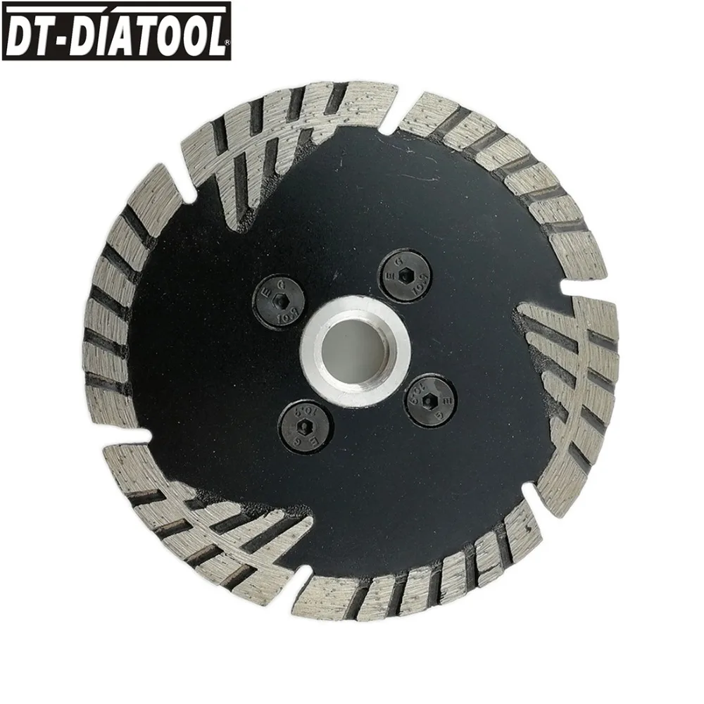 DT-DIATOOL 1 шт. 105 мм/" M14 горячий прессованный алмазный турбо пильный диск с наклонной защитой зубов бетон гранит диск для резки мрамора