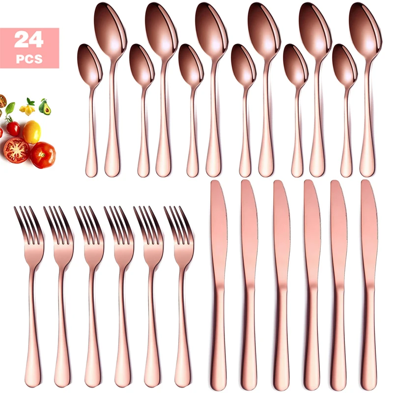 24pcs RoseGold