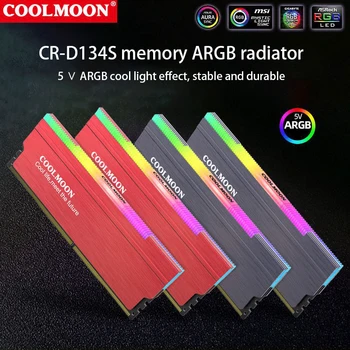

Coolmoon Memory Vest RGB, RAM Heat Dissipation, 5V 3Pin ARGB MB SYNC , CR-D134S
