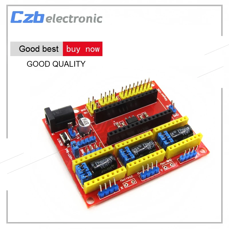 

1PC CNC Shield V4 Engraving Machine Compatible with Nano 3.0 / A4988 Driver Expansion Board Module for the 3D Printer Diy Kit