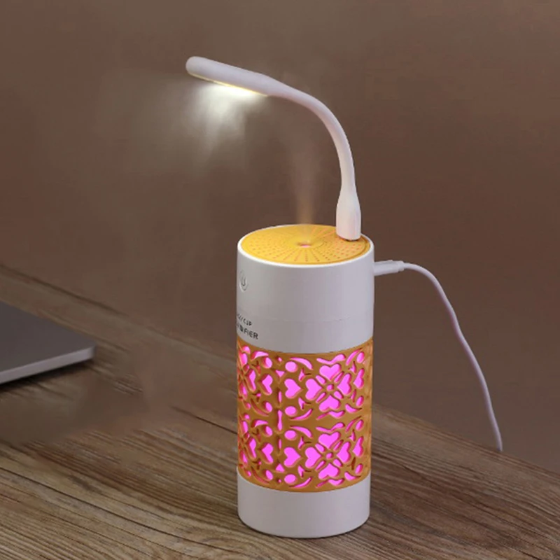 Электрический usb-увлажнитель для ароматерапии, автомобильный аромадиффузор 250 мл, мини-увлажнитель воздуха, диффузор эфирного масла с цветными ночными огнями
