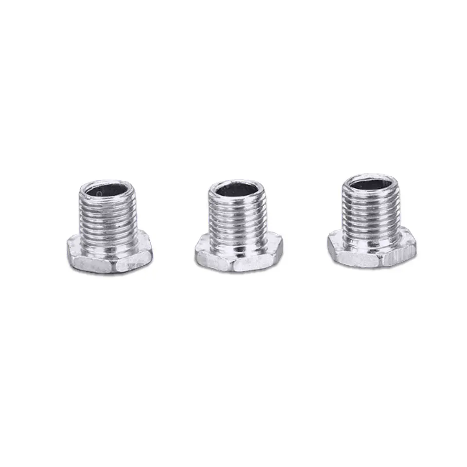M10 Full Dental Tube Hollow Screw Galvanized Six-leg Nut Dental Tube Countersunk Head Connection Lamp Head 5pcs hollow tube nut