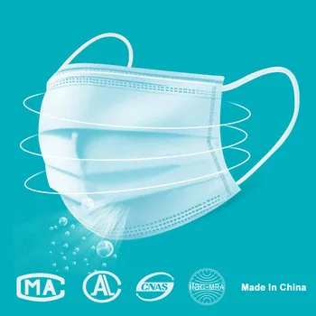 

In stock! Fast Delivery! High Quality Non Woven Disposable Face Mask 3 Layers Anti-Dust PM2.5 Face Masks Ear loop Mouth Mask