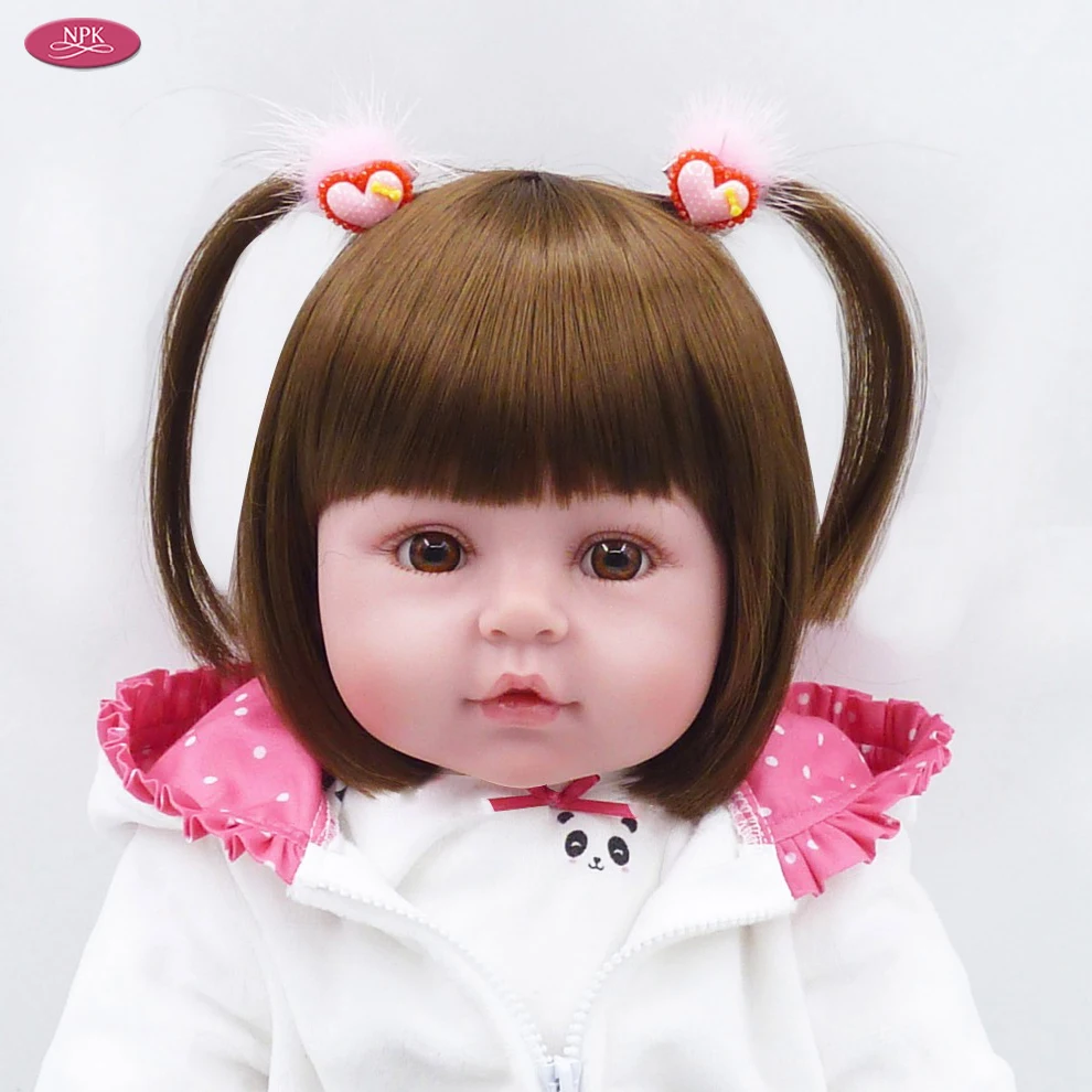 NPK 48 см Reborn Baby Dolls Игрушки для девочек силиконовые виниловые реалистичные принцессы для малышей Menina Bebes Reborn Bonecas настоящая кукла для девочек