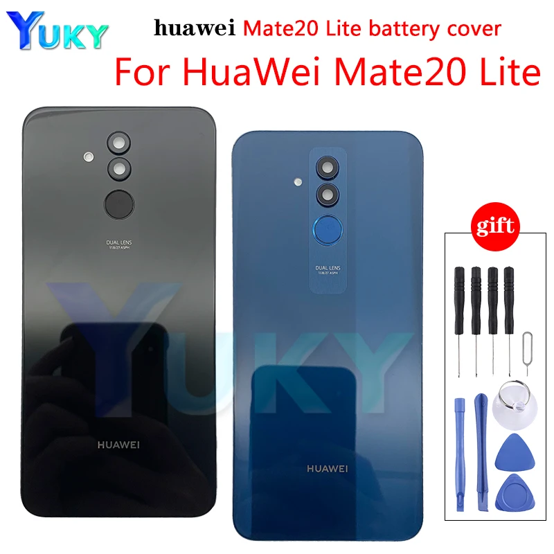 Original huawei Mate 20 Lite Battery Cover For Mate 20 Lite 6.3" Replace the battery cover With camera cover Mate 20 Lite housing mobile phone