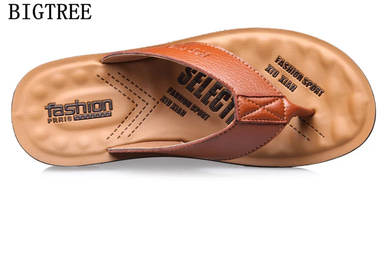 flip flops leather slippers beach slippers summer shoes mens slippers outdoor shoes men zapatos de hombre erkek ayakkabi chinelo