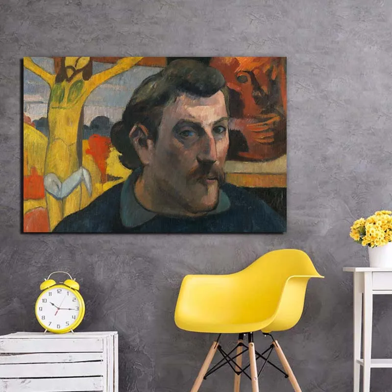 Paul Gauguin Self Portrait Canvas Painting Print Living Room Home Decoration Artwork Modern Wall Art Oil Poster Picture | Дом и сад