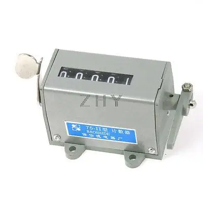 

75-II Metal Shell 0-99999 Resettable Stroke Totalizing Pull Counter