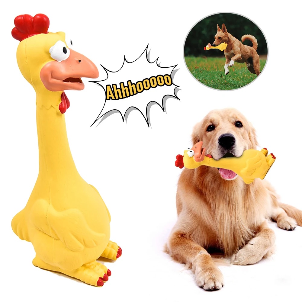 Pet Dogs пищащая игрушка для собак чистка зубов игрушки для собак молярный Писк игрушки милые Кричащие курицы жевательные игрушки