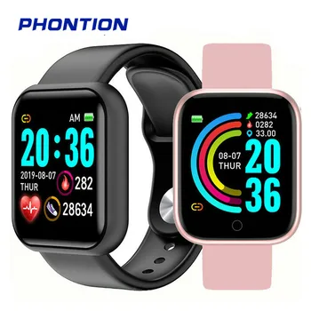 

2020 D20 Pro Smart Watch Blood Pressure Heart RateTracker Y68 Bluetooth Sports Smart Bracelet Fitness Monitor For Android IOS