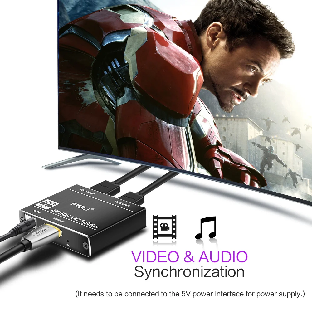 1 в 2 выхода HDMI Сплиттер 4K HDCP 1080p видео переключатель раздельный усилитель для PS3 HDTV