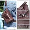 CONTACT'S 100% Genuine Leather Crossbody Bag for Men Large Capacity Shoulder Messenger Bags Male Casual Chest Bag Pack Bolsos ► Photo 3/6