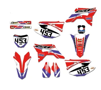 

Motocross stickers decals Customized Backgrounds Stickers DECALS For Honda CRF 250R CRF250R 2018 2019 CRF450R 2017 2018 2019