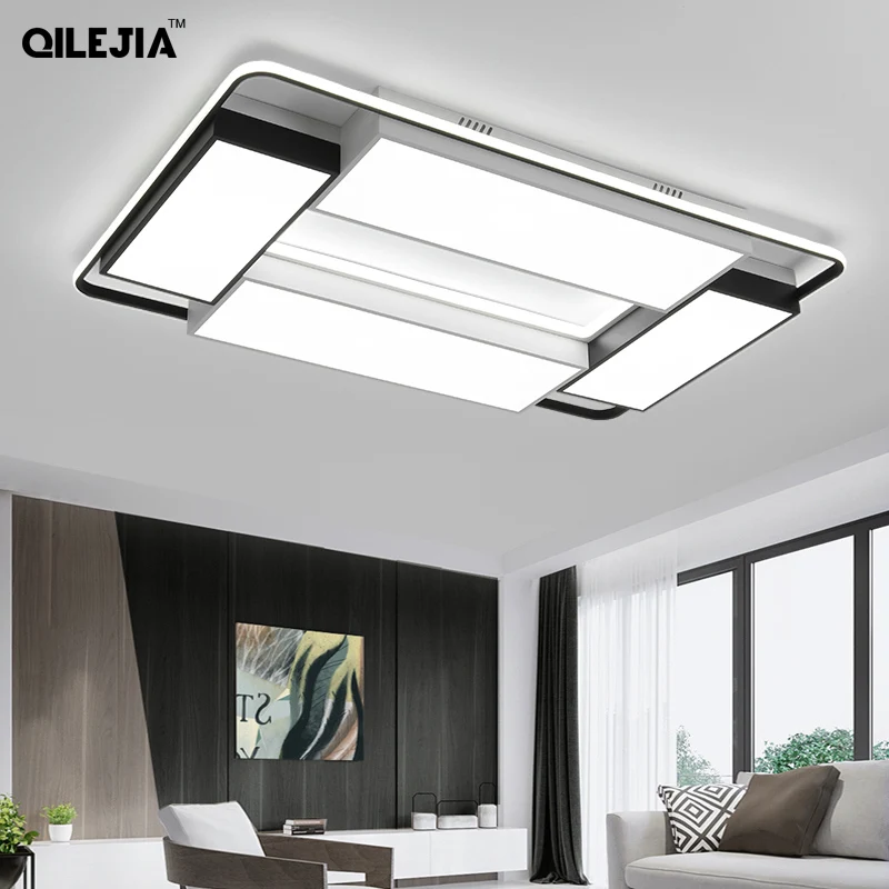 

Led ceiling lamp Nordic living room lamp simple modern rectangular atmosphere home bedroom lamp creative room lamps