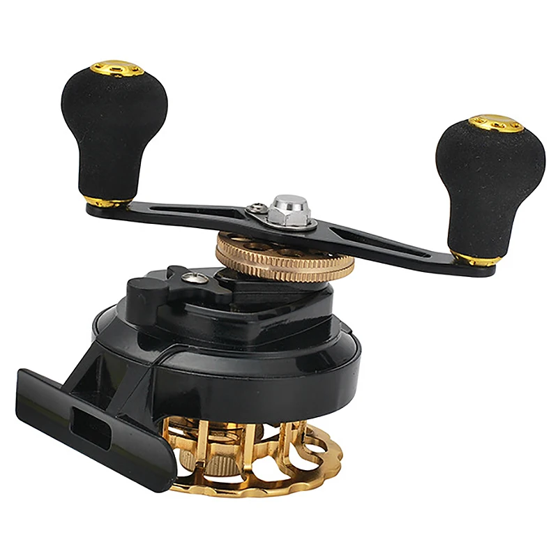 Durable Rafting Fly Fishing Reels Wear-Resistant 3.6:1 Speed Ratio Raft Reel Ice Sea Fishing 6+1BB Fish Wheel Tackle