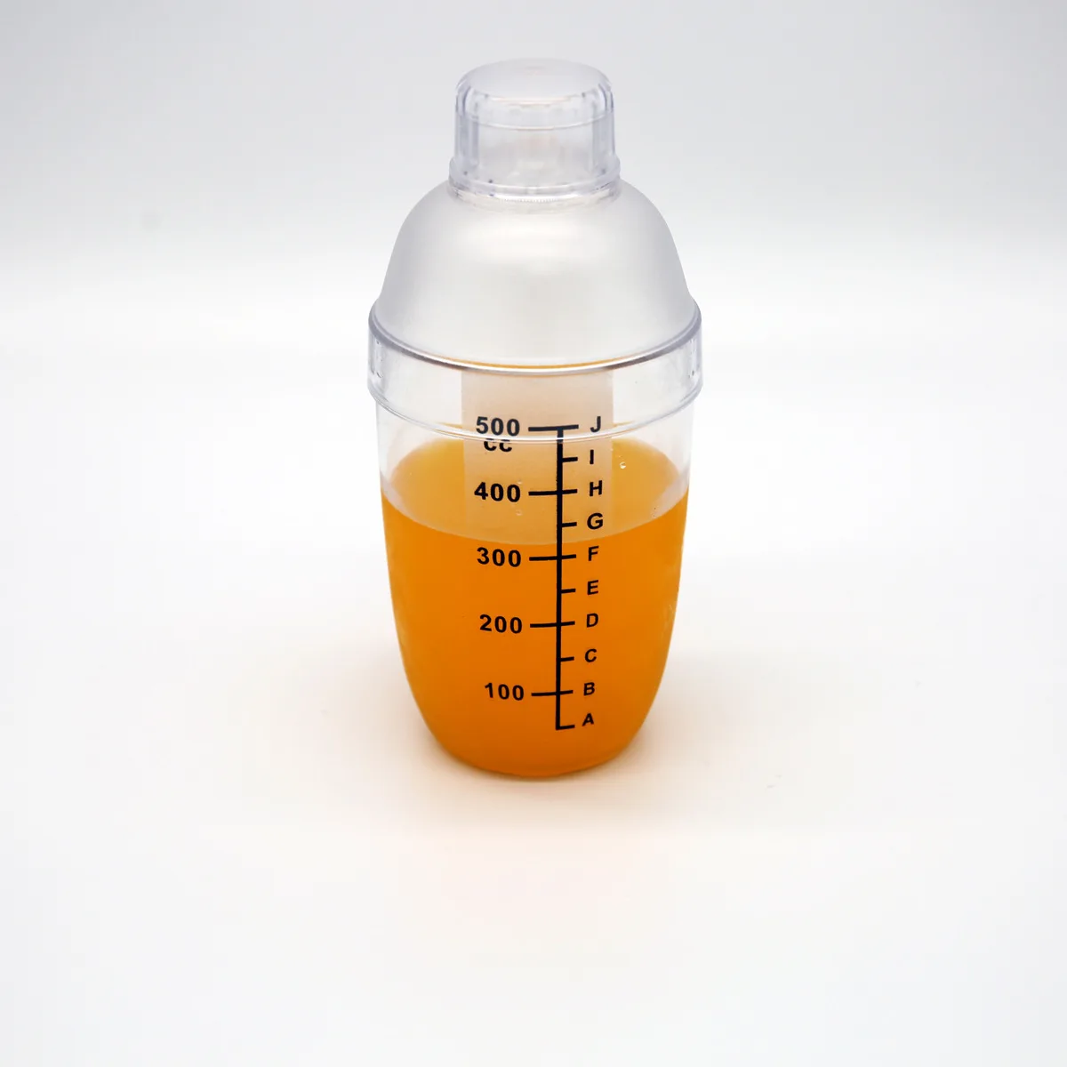 500ml Screen Printing Measuring Shaker Does Not Fade Milk Tea Shaker Resin Screen Printing Measuring Milk Tea Shaker
