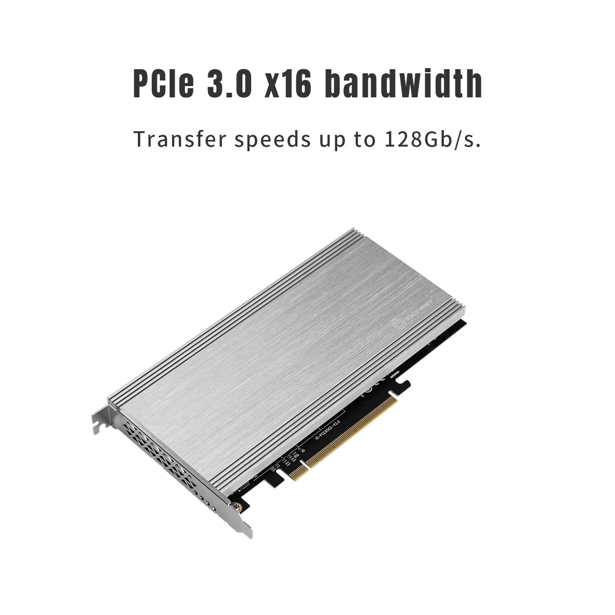 Адаптер PCIE к M2 M.2 NVMe SSD адаптер M2 к PCIE 3,0X16 карта контроллера M ключ 4-портовый независимый PCI Express 3,0x4 пропускная способность