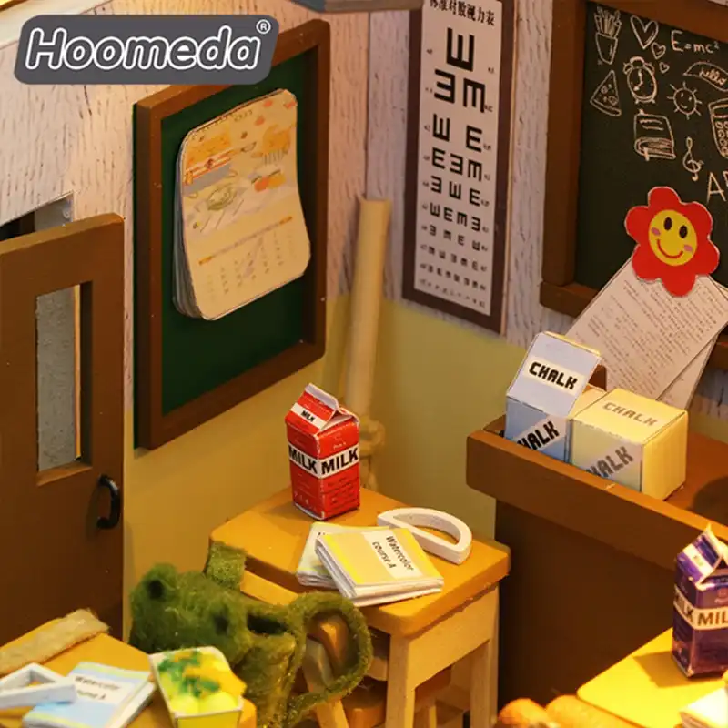diy miniature classroom