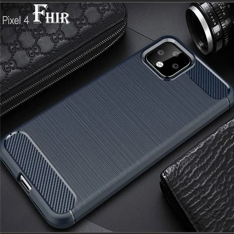 

Anti-knock Case For Google Pixel 2 3 3A 4 XL Cases Carbon Fiber Silicone TPU Coque For Pixel 4XL 3Axl 3XL 2XL Shockproof Cover