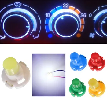 

High Bright Durable T3 3D COB LED 4Pcs Bulb Car Light Low ConsumptionWedge Instrument Cluster Panel Lamp Gauge Dashboard#291211